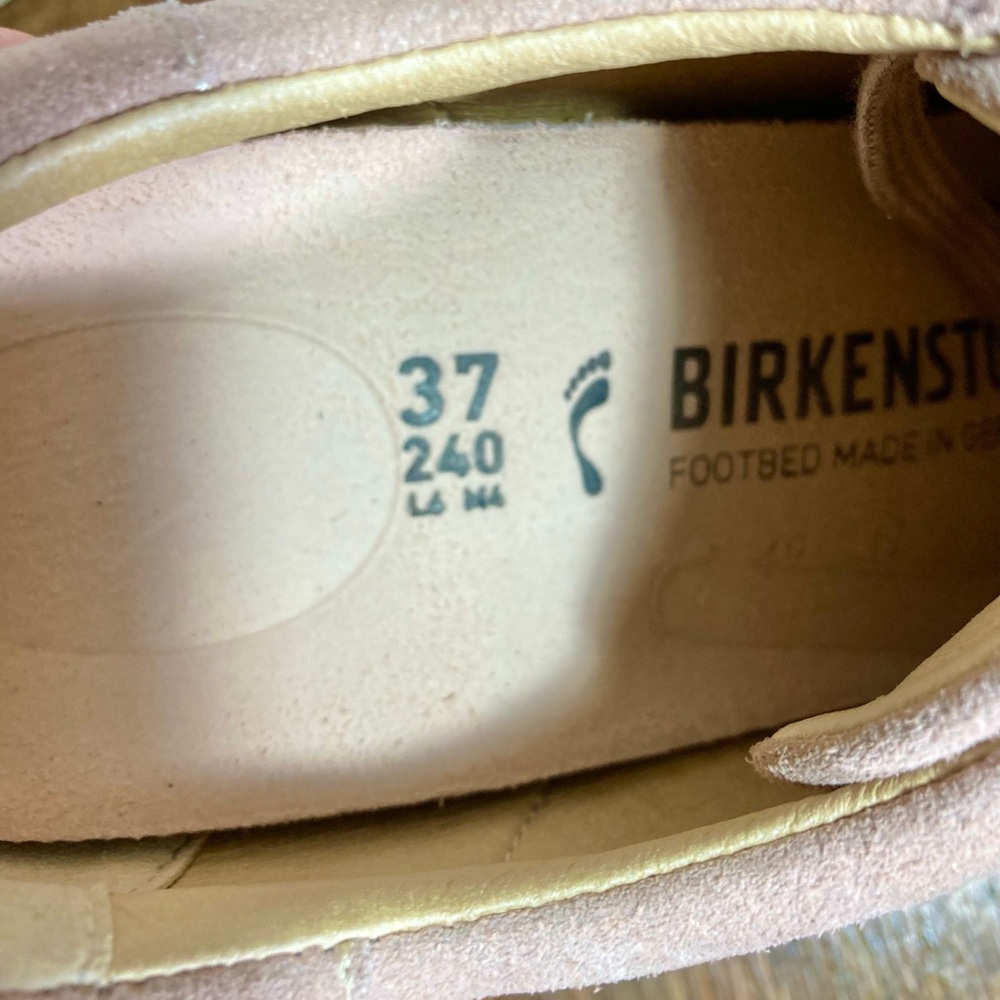 New Birkenstock Bend Low Top Lace Up Women’s Size EU 37 US 6 Lt Rose - Picture 8 of 8